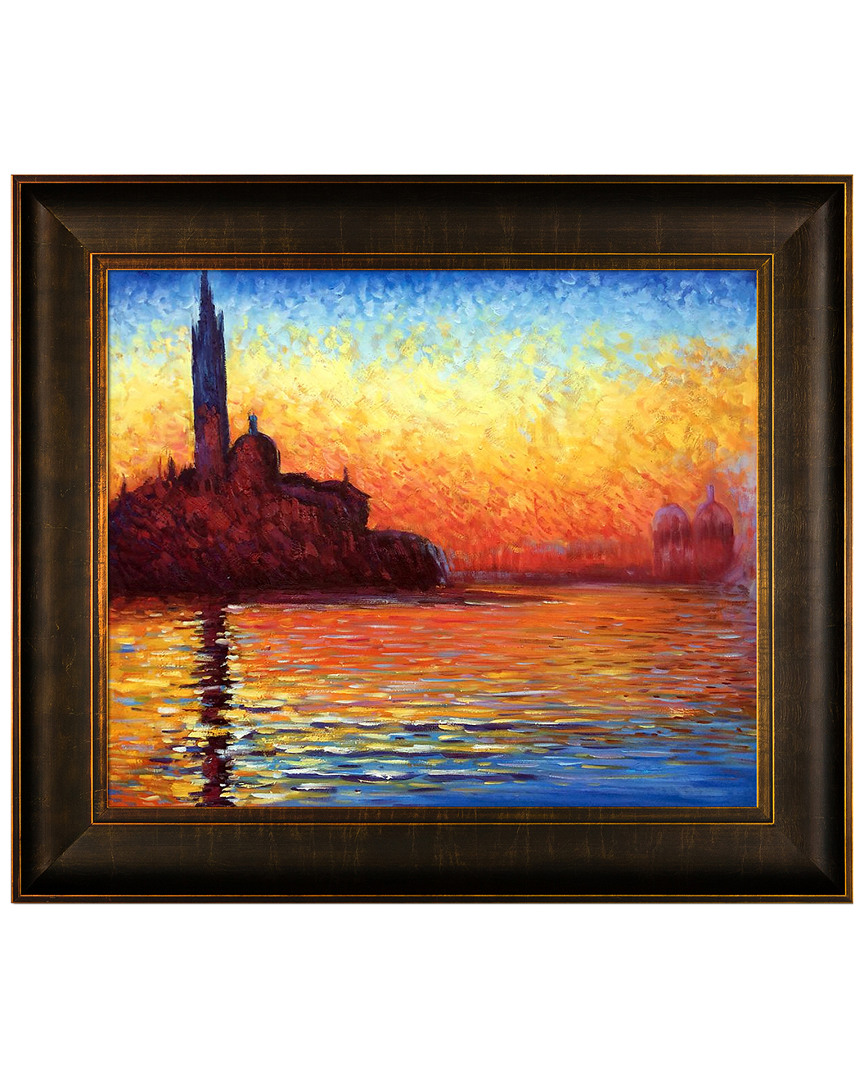 Overstock Art San Giorgio Maggiore Oil Reproduction By Twilight Oil Reproduction By Claude Monet
