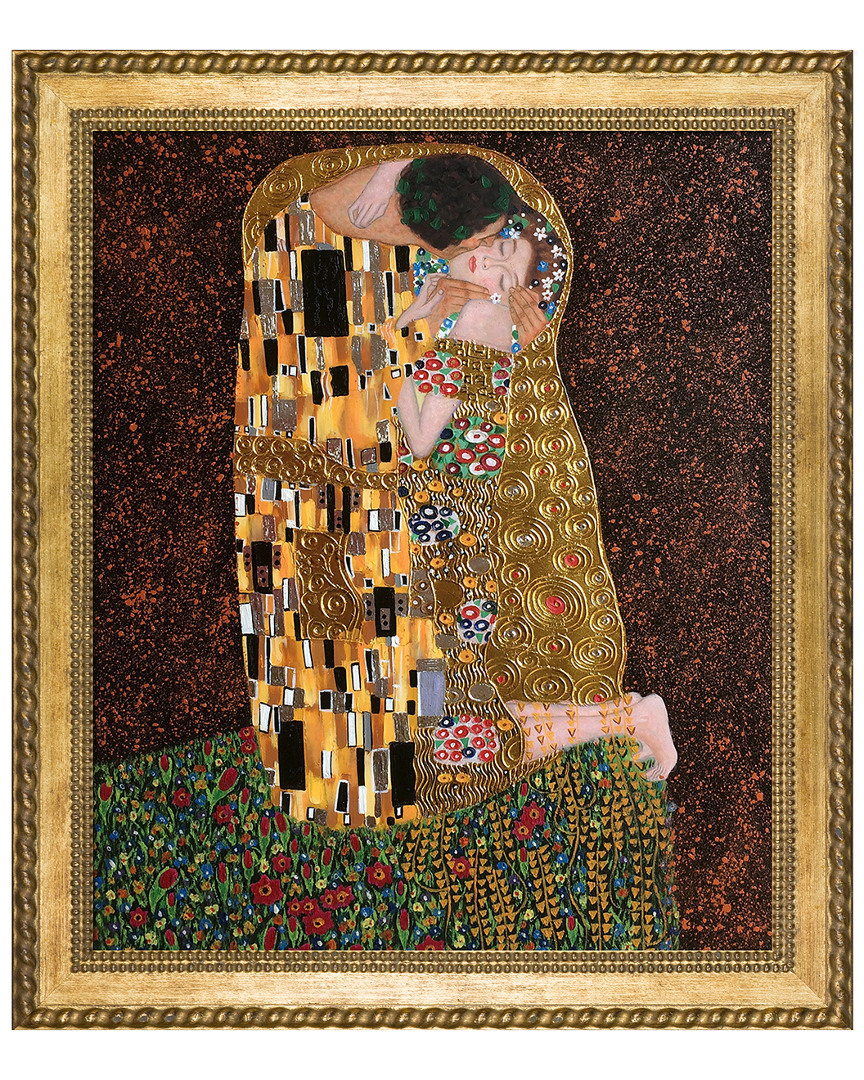Overstock Art The Kiss Fullview Oil Reproduction By Gustav Klimt
