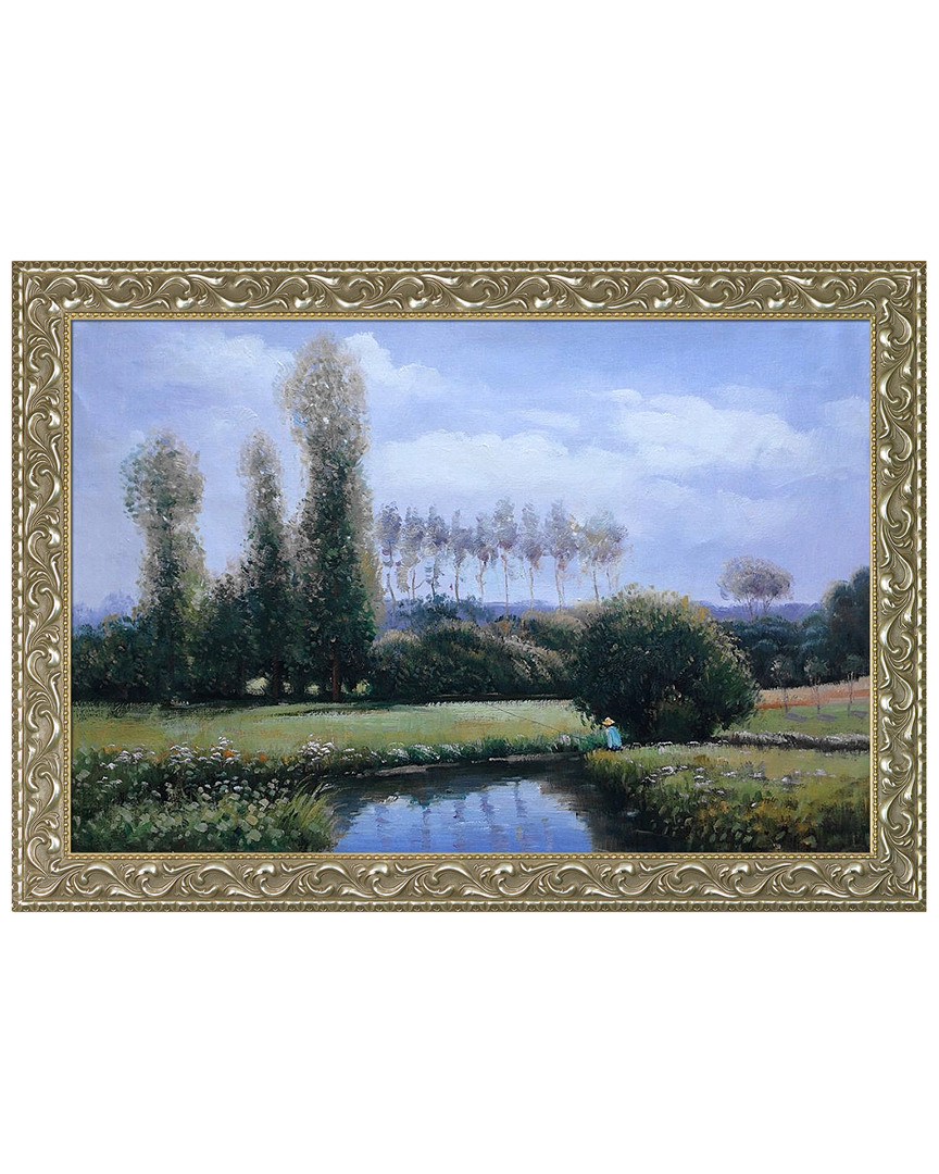 Overstock Art View At Rouelles Le Havre Oil Reproduction By Claude Monet