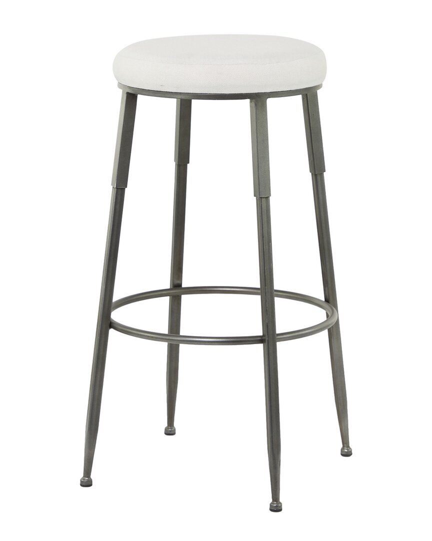 Peyton Lane Grey Metal Industrial Counter Stool