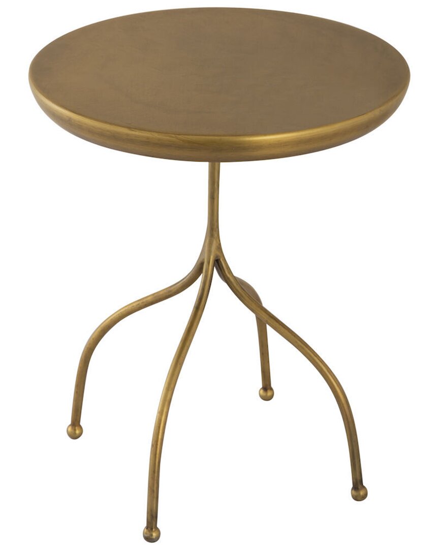 Artistic Home & Lighting Artistic Home Willow Accent Table In Brass