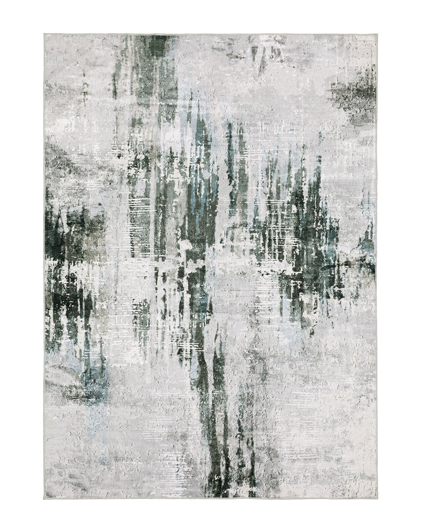 Stylehaven Marcel Contemporary Washable Flat Weave Rug In Grey