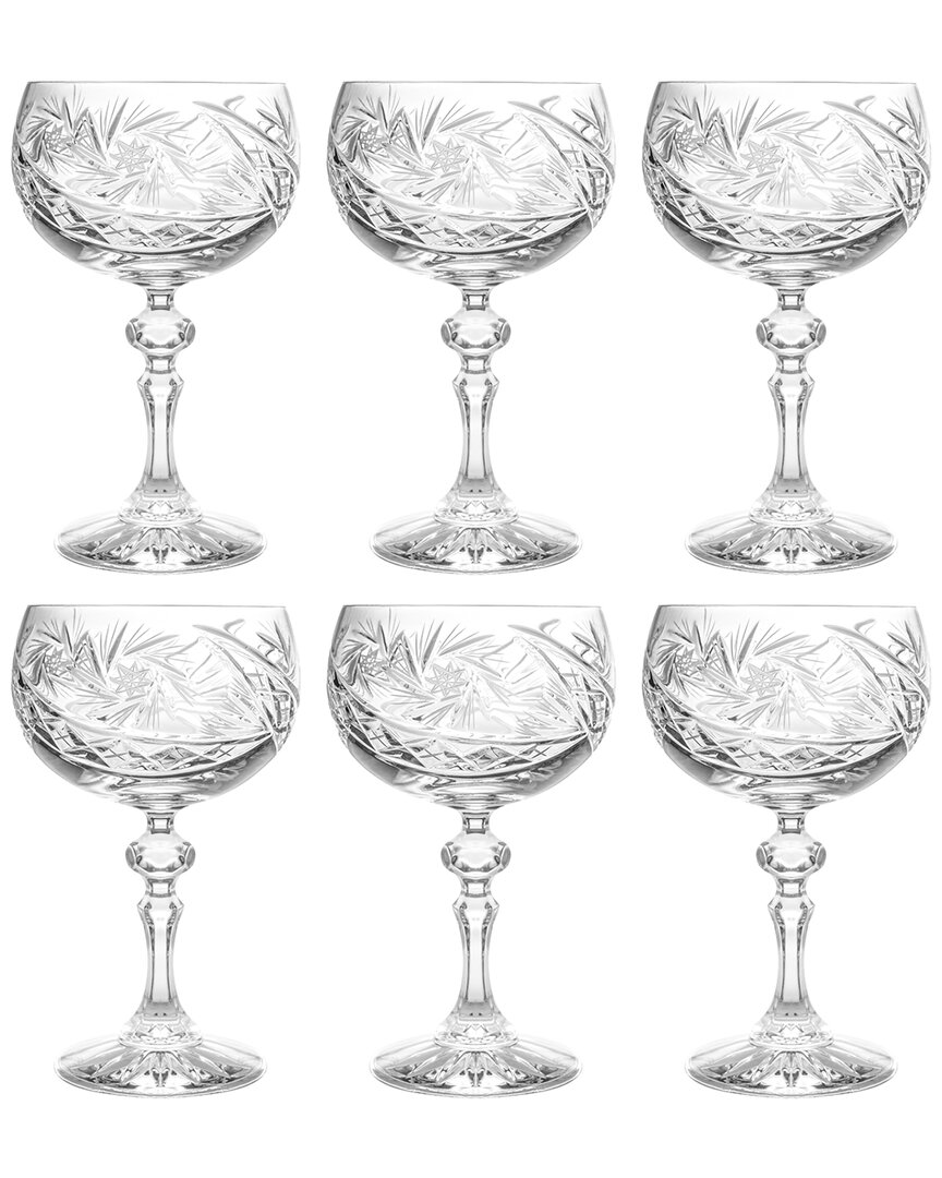 Barski Set Of 6 Champagne Glasses