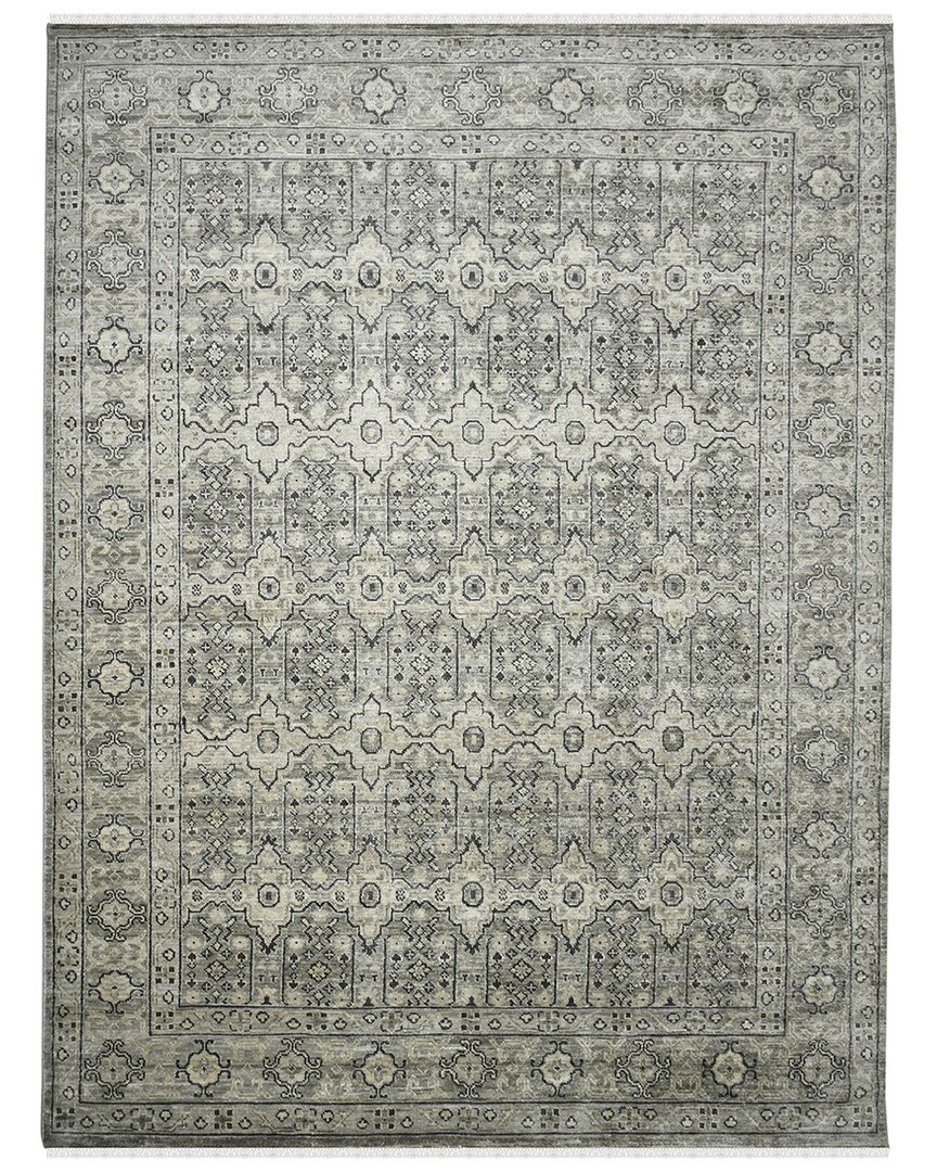 Shop Ar Rugs Amerson Hand-knotted Rug In Gray
