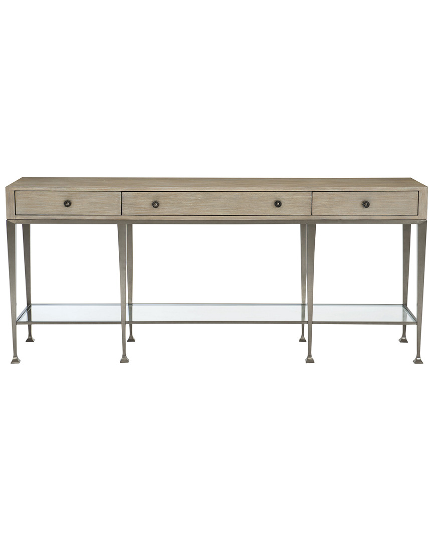 Bernhardt Santa Barbara Metal Base Console Table