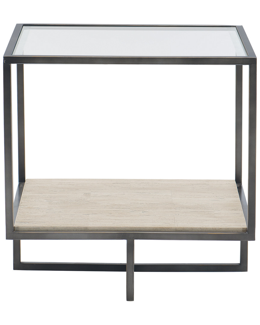 Bernhardt Harlow Metal Square End Table