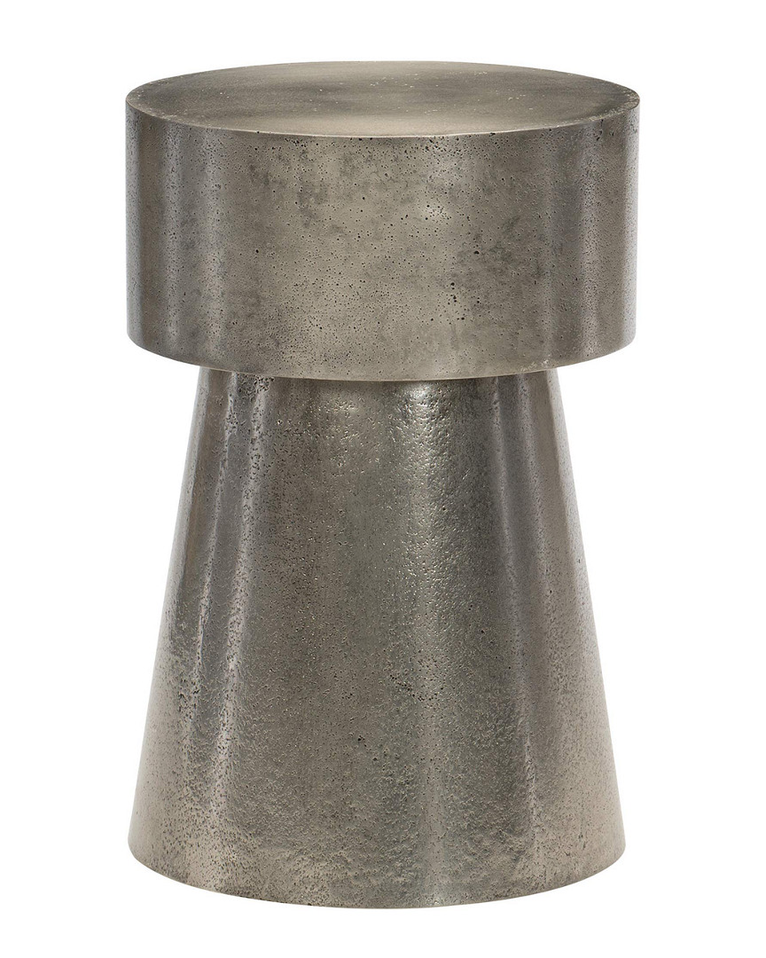 Bernhardt Linea Round Metal Chair-side Table