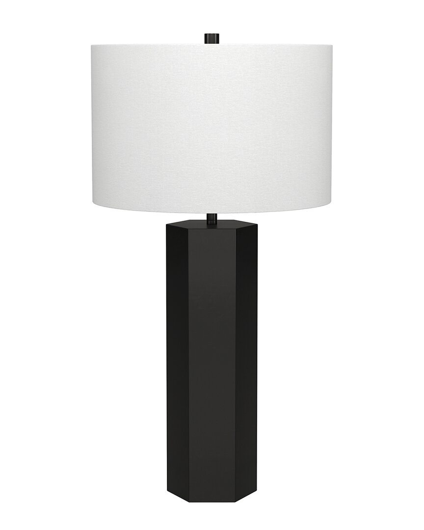 Abraham + Ivy Warren 27.25 Tall Table Lamp With Fabric Shade In
