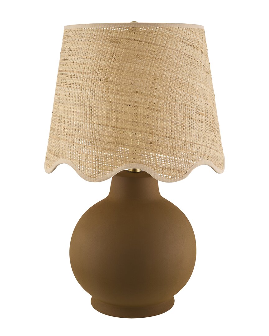 Surya Firkel Accent Table Lamp In Brown
