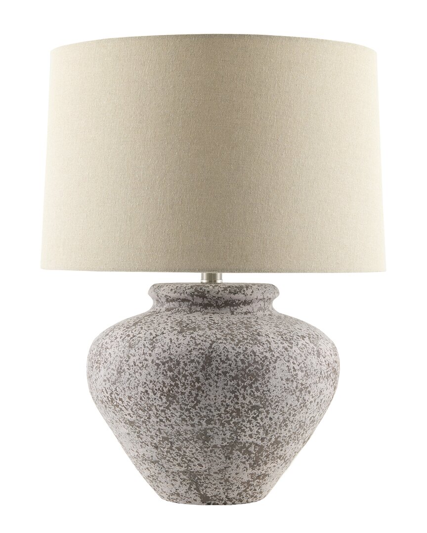 Surya Ripa Accent Table Lamp In Brown