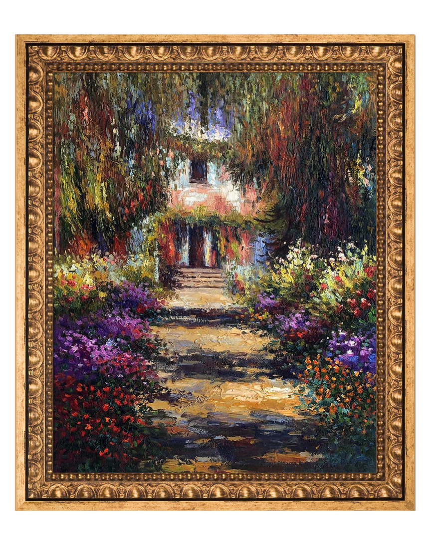 Overstock Art Garden Path At Giverny By Claude Monet