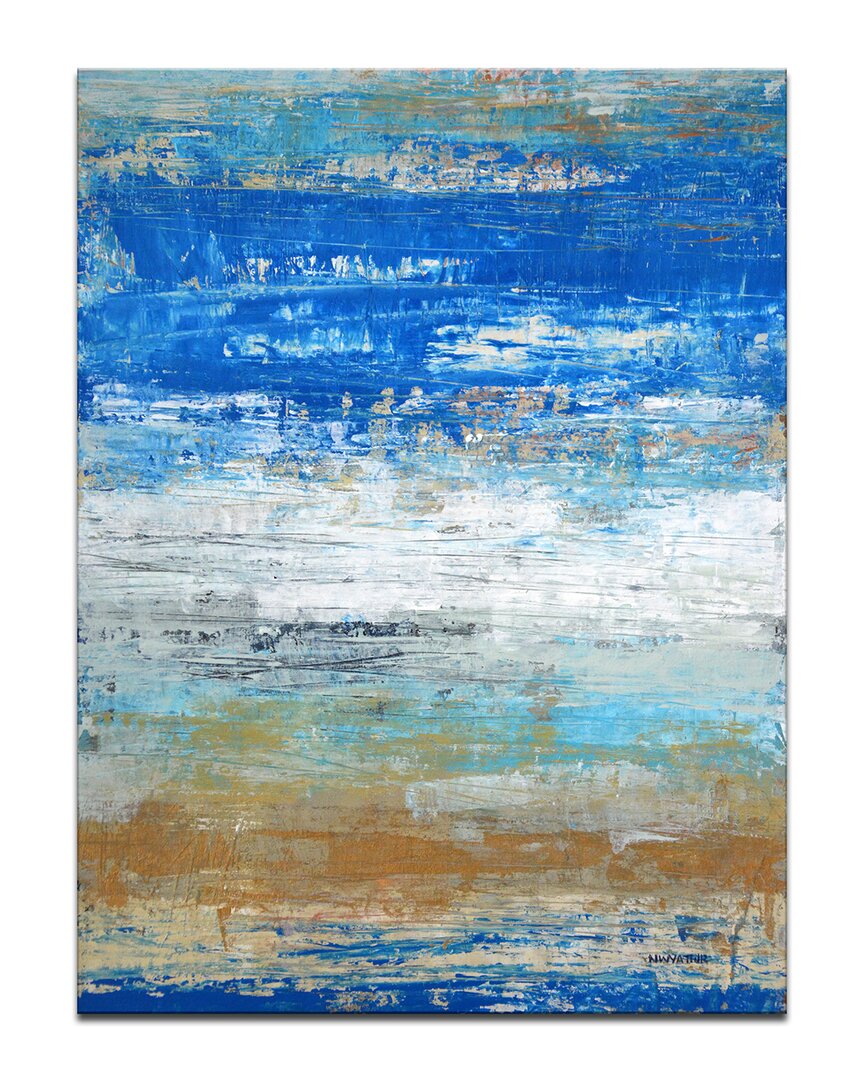 Ready2hangart Mediterranean Coast Wrapped Canvas Wall Art By Norman Wyatt