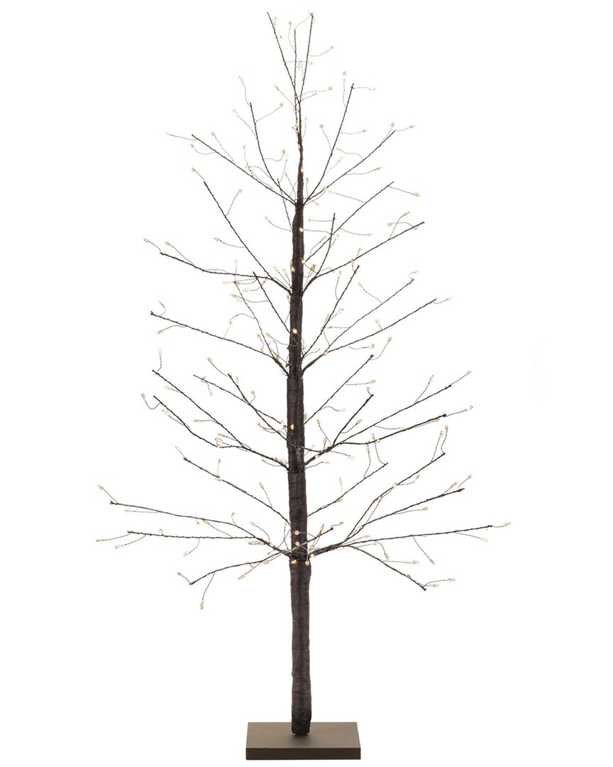Melrose International Black Led Twig Tree In Black