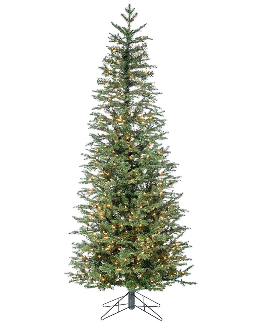 Sterling Tree Company 4 Foot Narrow Cut Jackson Pine Tree With 204 Tips And 200 Ul Incandescent Lights In Green