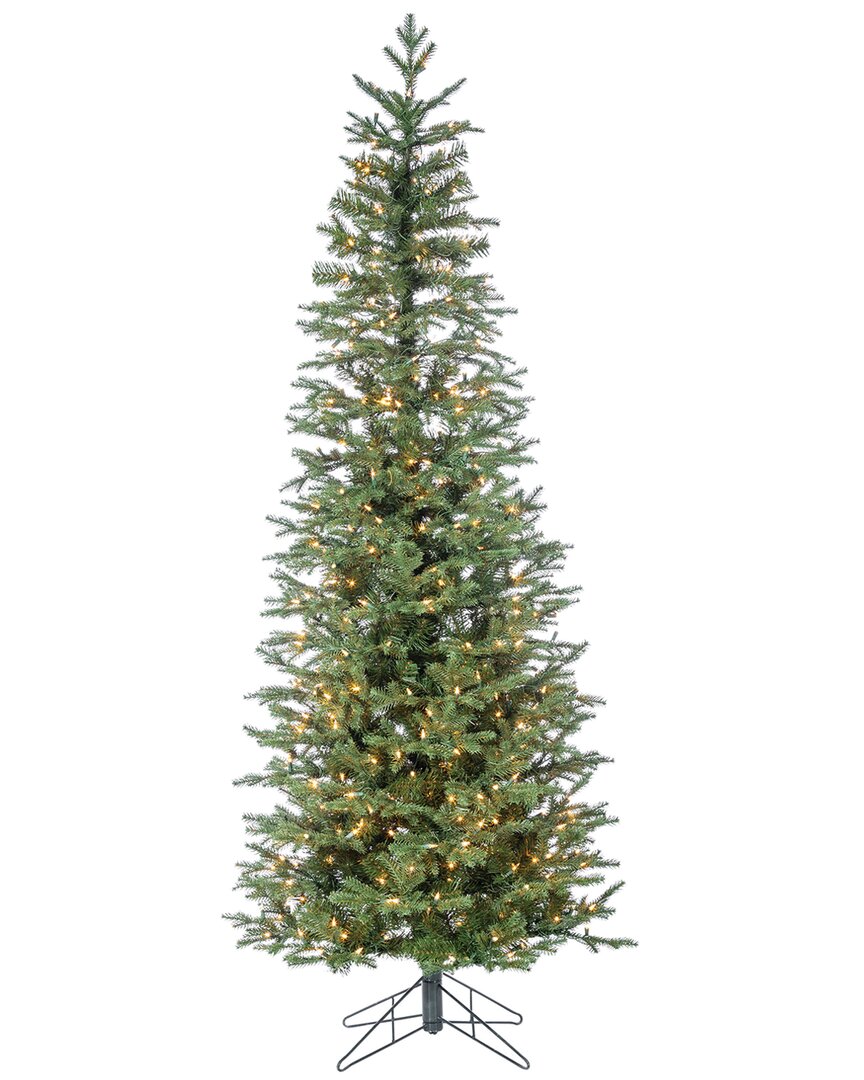 Sterling Tree Company 6.5ft High Pre-lit Natural Cut Narrow Jackson Pine With 500 Ul Clear White Lights In Green