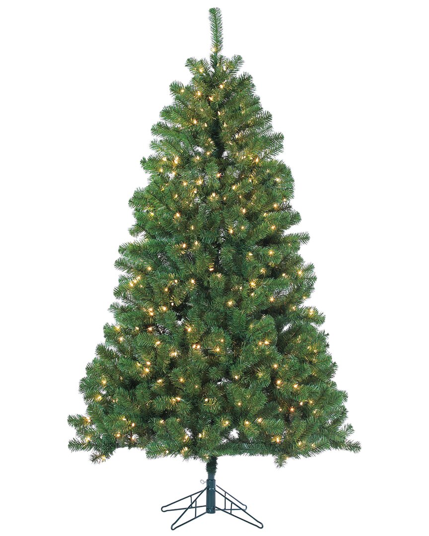 Sterling Tree Company 7ft Pre-lit Montana Pine With 500 Clear Incandescent Lights In Green
