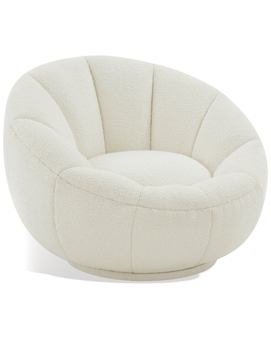 Safavieh Couture Evarose Swivel Char In White