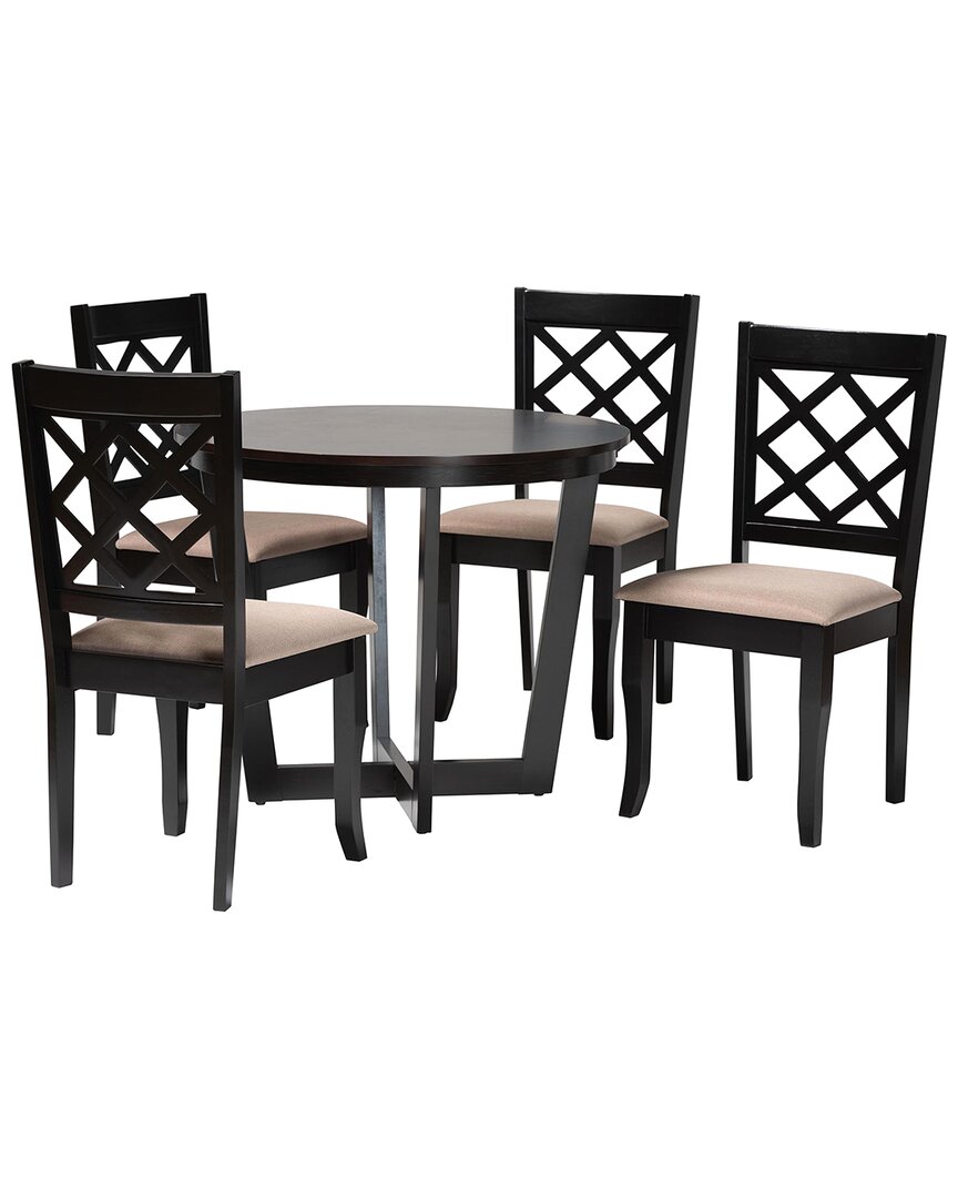 Baxton Studio Selby Modern 5pc Dining Set