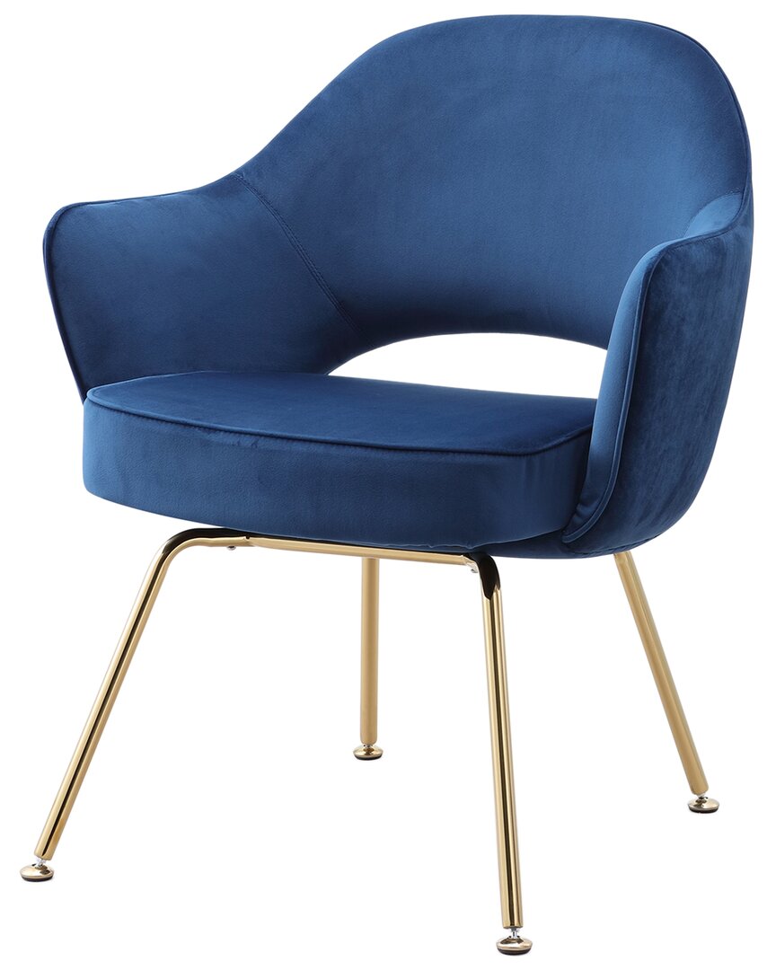 Shop Design Guild Saarinen Modern Arm Chair In Navy