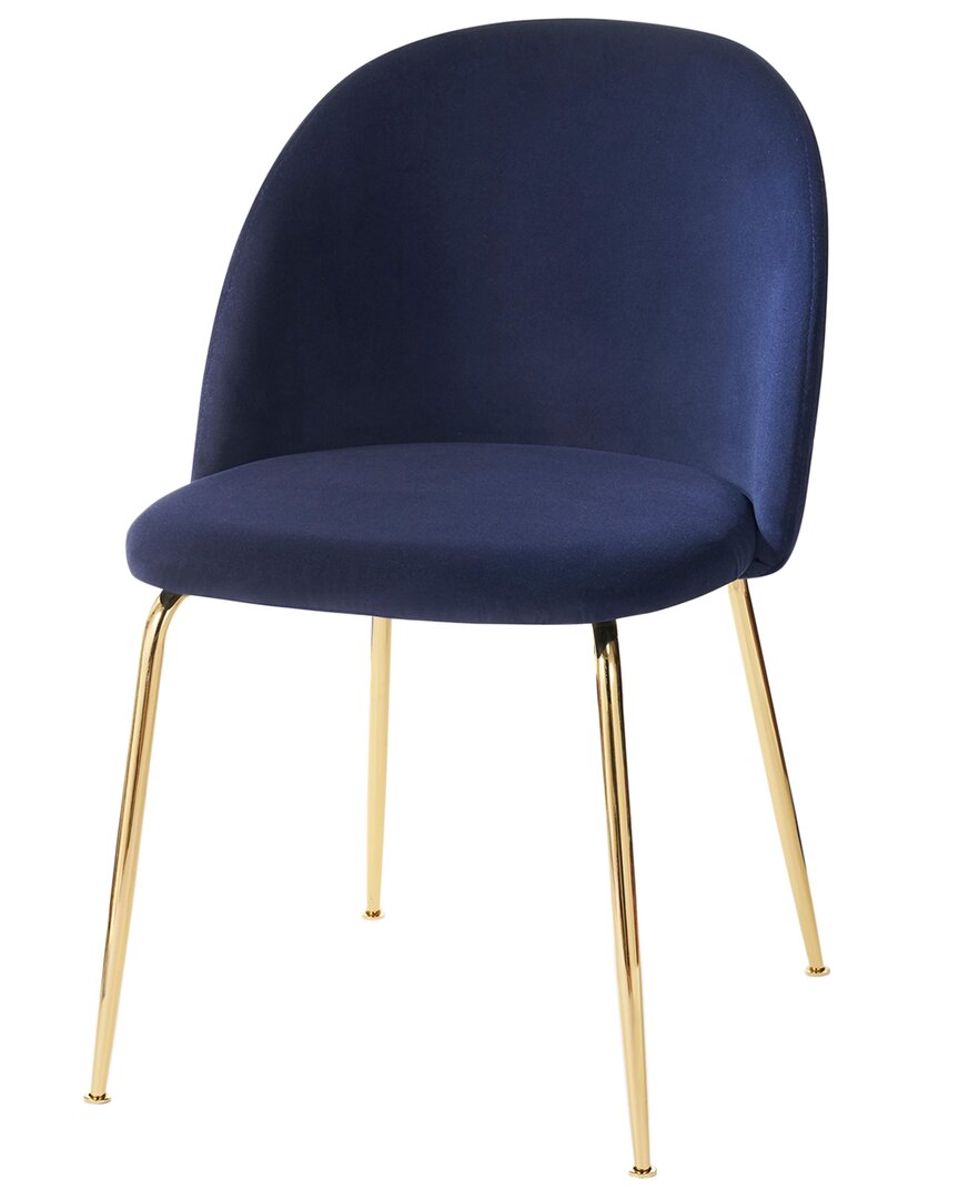 Design Guild Tone Performance Modern Dining Chairs In Navy