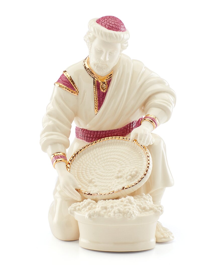 Shop Lenox First Blessing Nativity Wine Maker Figurine In Multicolor