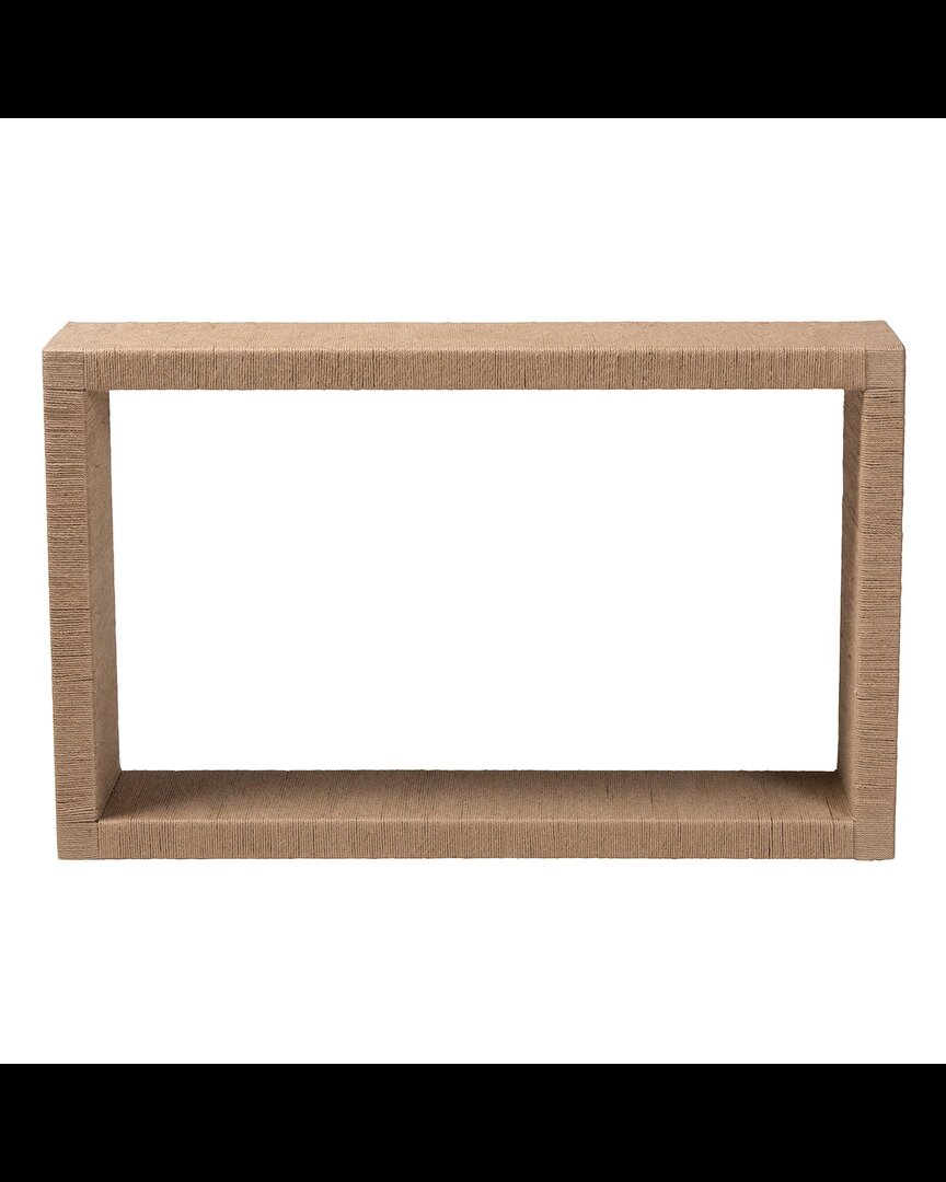 Baxton Studio Rajiya Handwoven Jute Console Table In Neutral