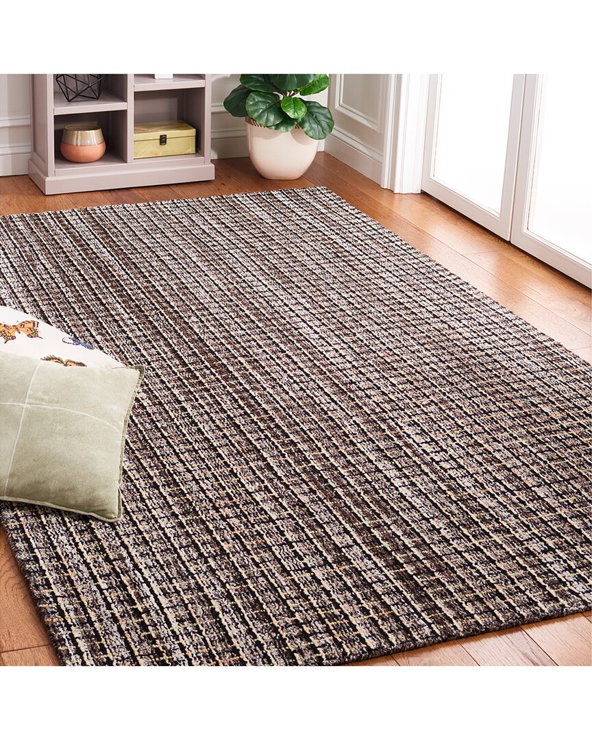 Safavieh Abstract Ralyn Hand-tufted Wool-blend Rug In Gray