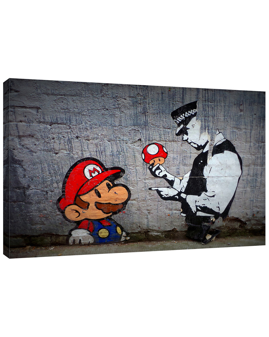 Jaxson Rea Mario's Mushroom By Banksy