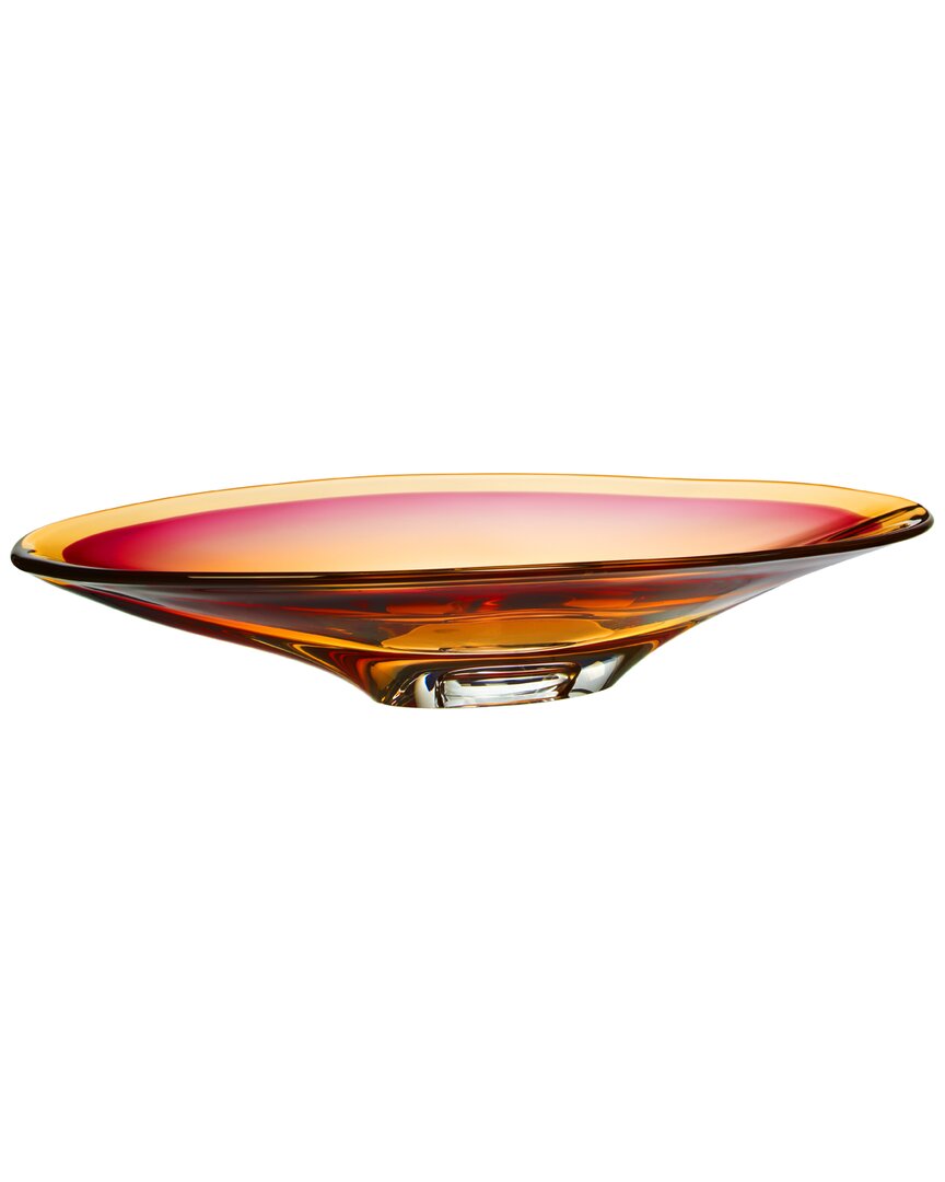 Kosta Boda Vision Dish In Pink