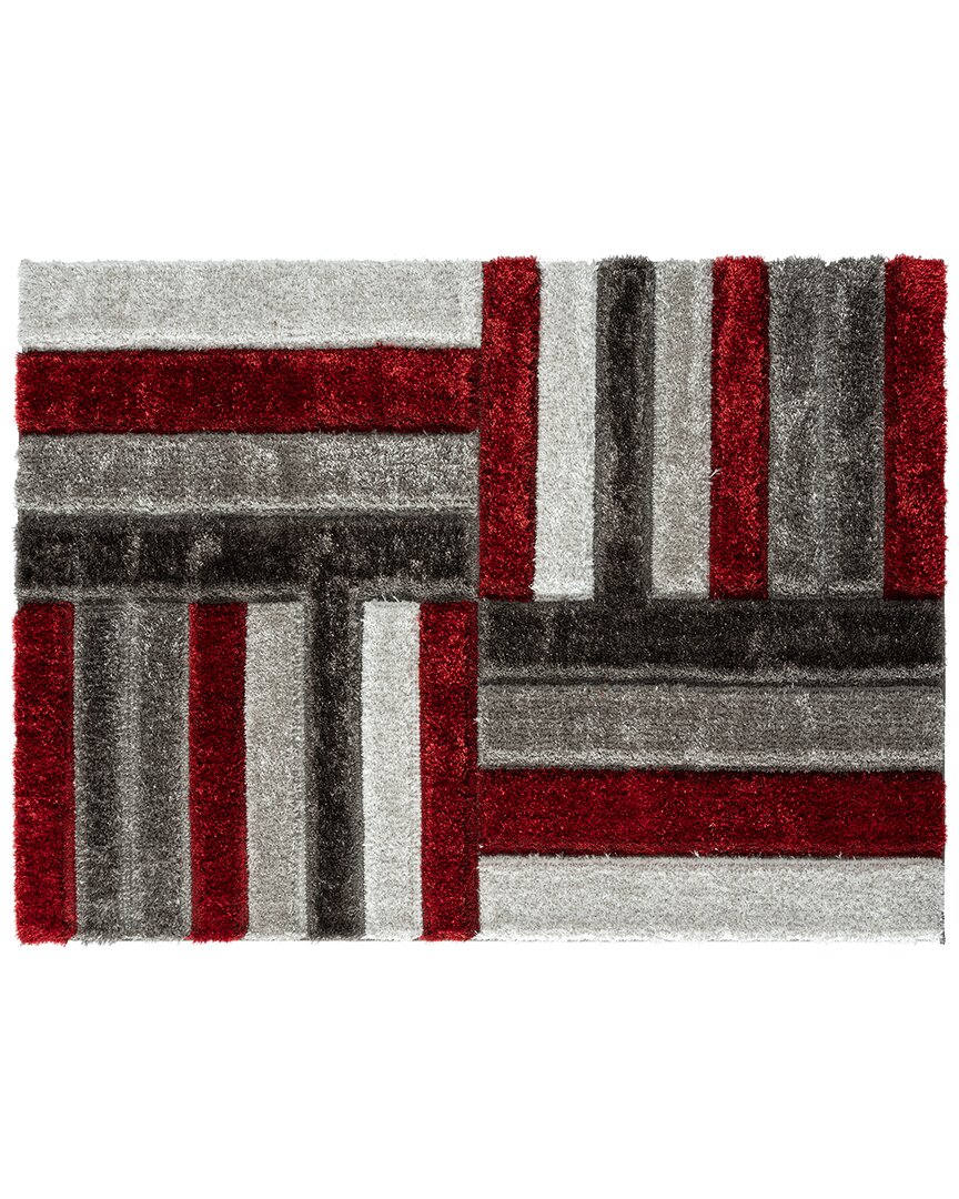 Luxe Weavers Lantanas Modern Rug In Red