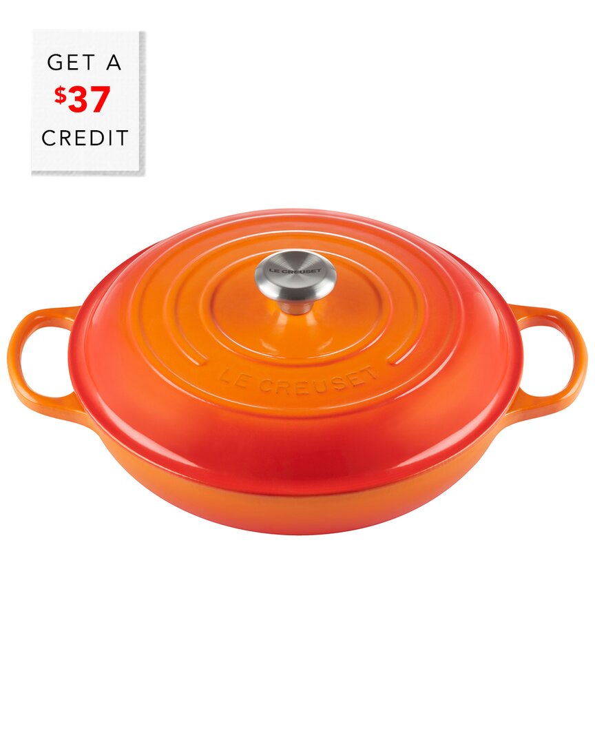 Le Creuset Signature Braiser With Ss Knob