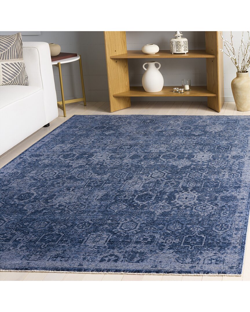 Safavieh Vintage Overdye Antiqua Power Loomed Rug In Blue