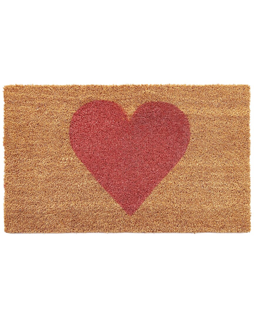 Calloway Mills Pink Heart Doormat
