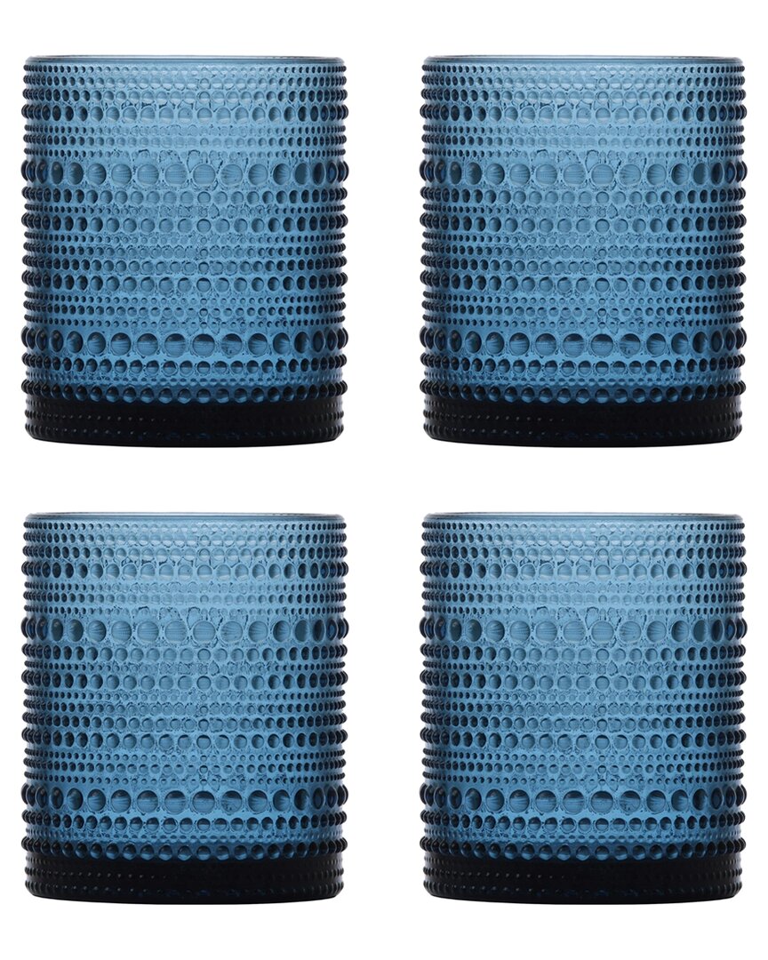 Fortessa Jupiter 4pc Old Fashioned Glasses In Blue