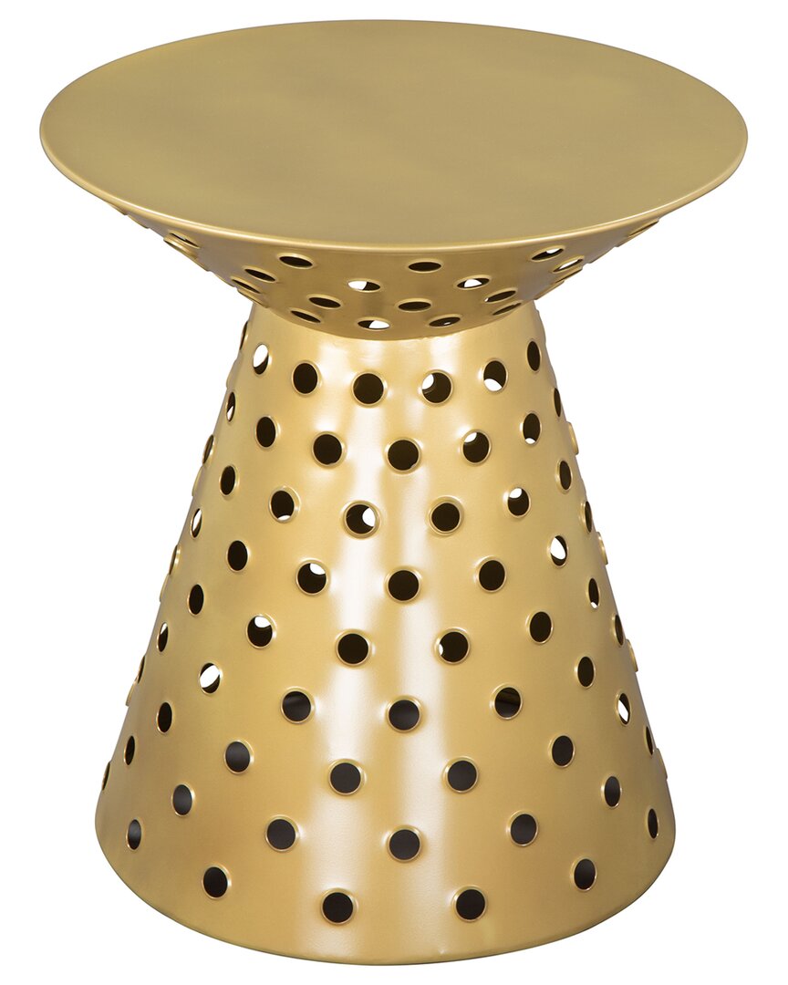 Zuo Modern Proton Side Table In Gold