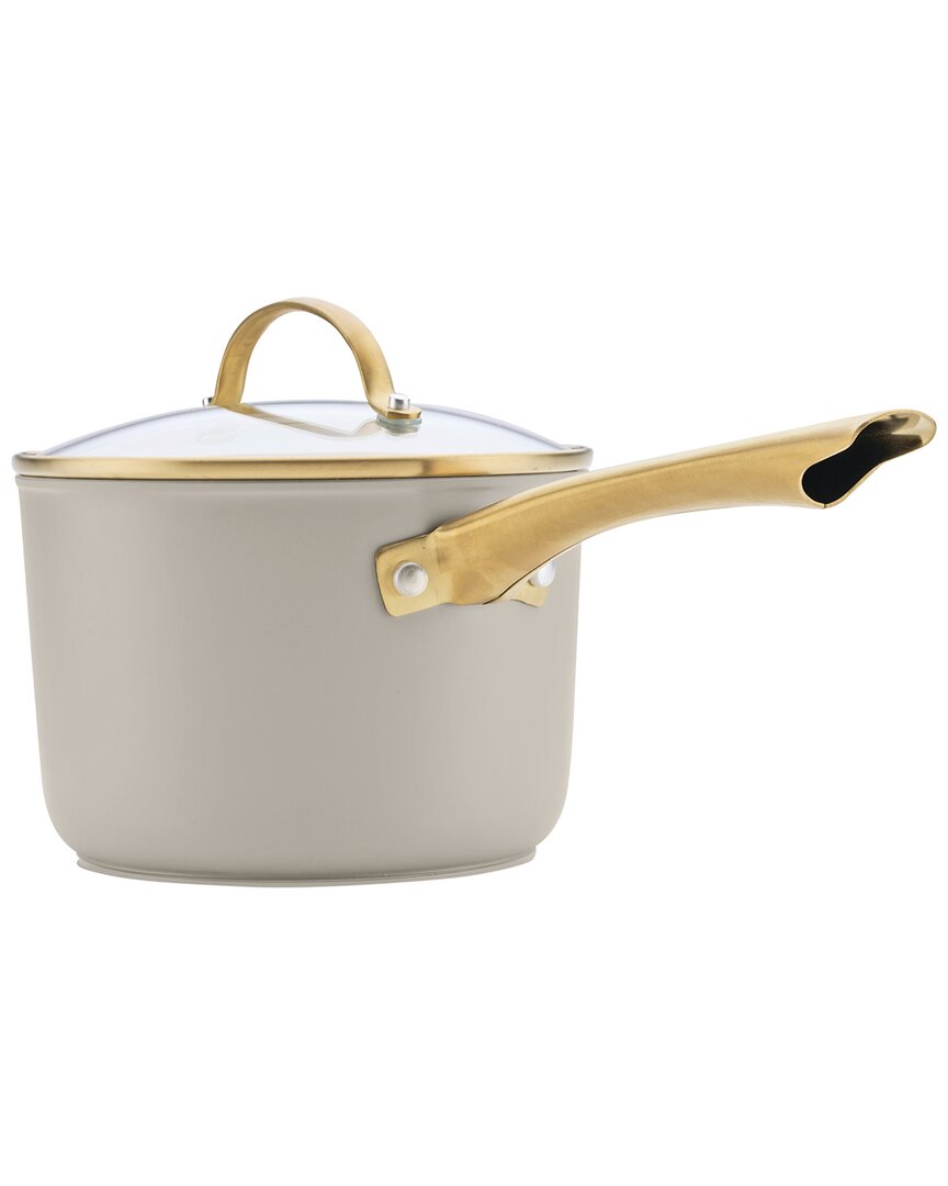 Farberware Forged Induction Ceramic Nonstick 3qt Sauce Pan In White