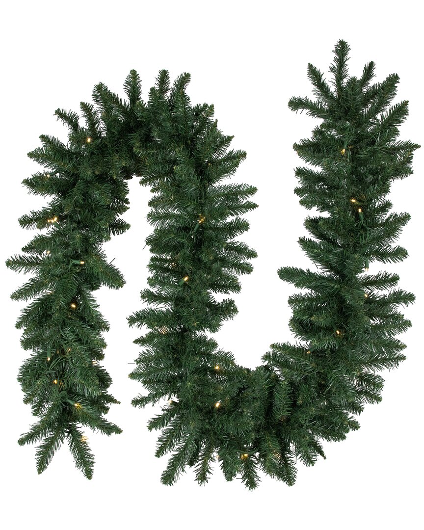 Northlight Pre-lit Commercial Buffalo Fir Christmas Garland In Green