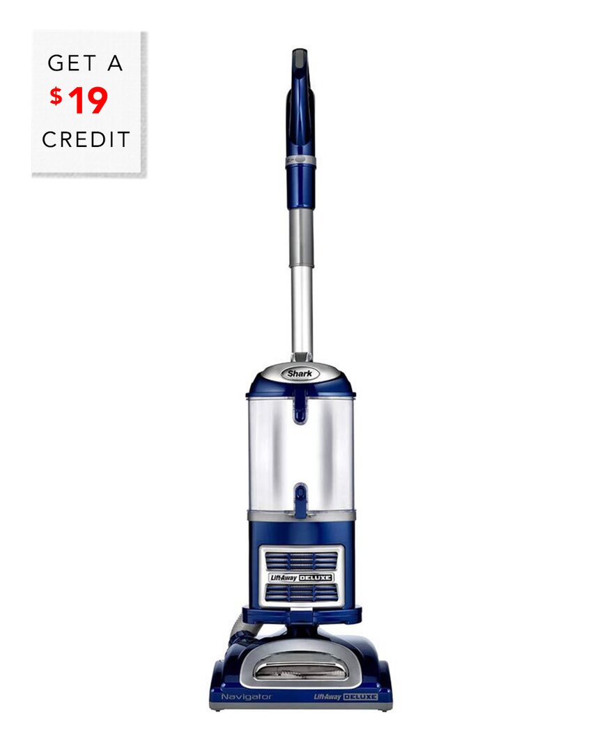 Shark Navigator Lift-away Deluxe Professional Bagless Vacuum With $19 Credit In Blue