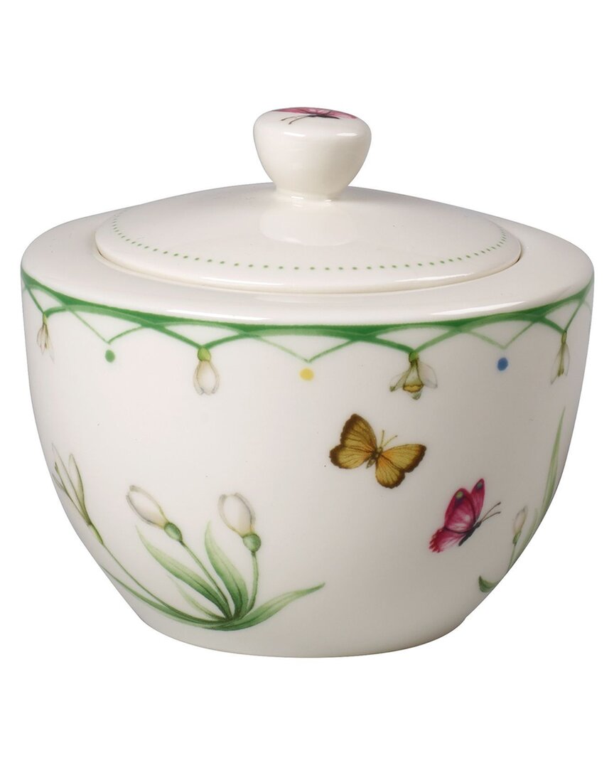 Villeroy & Boch Colourful Spring Covered Sugar In Multi