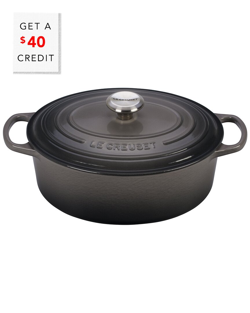 Le Creuset 2.75-qt. Signature Enameled Cast Iron Oval Dutch Oven