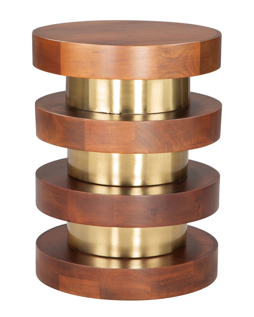 Zuo Modern Marigot Side Table Walnut In Brown