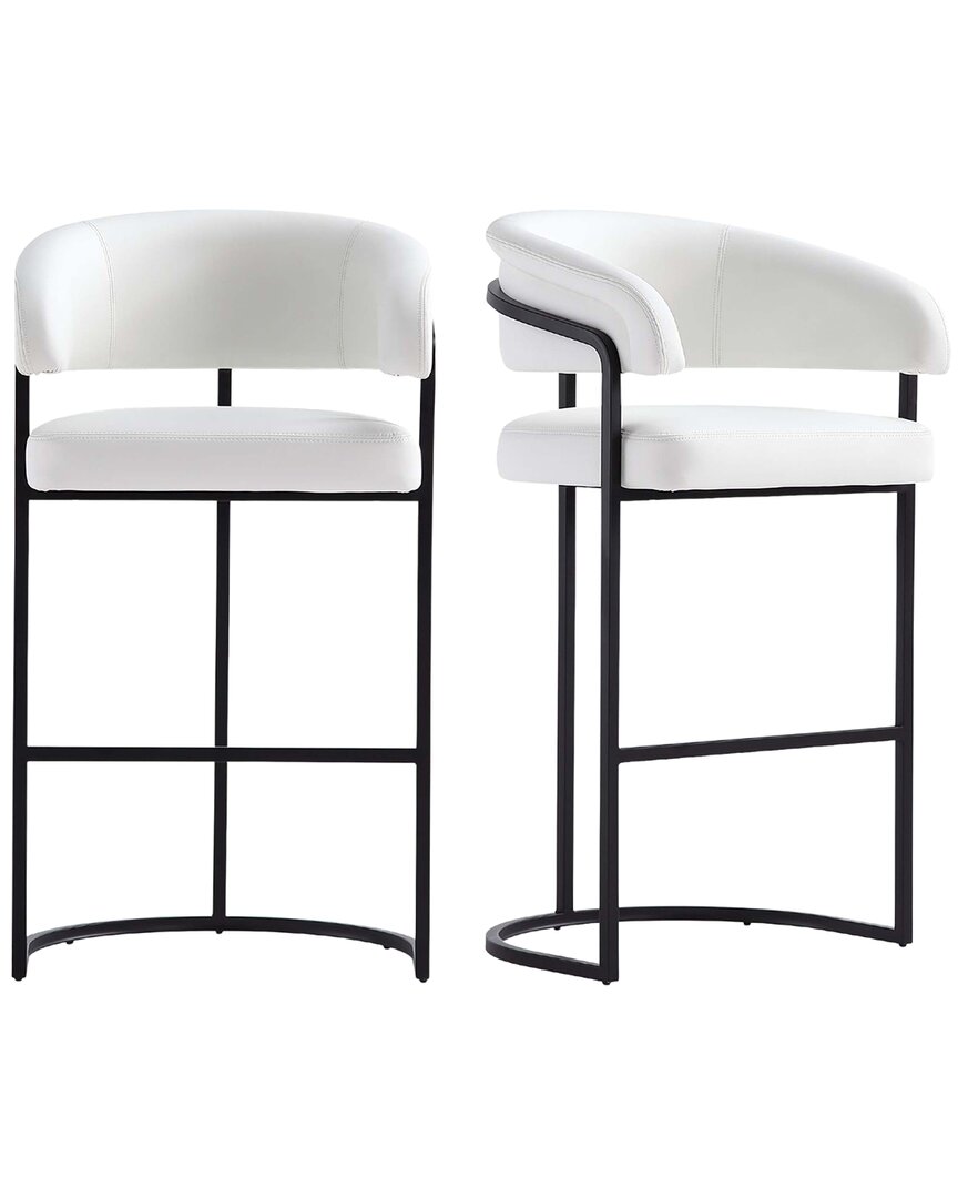MANHATTAN COMFORT MANHATTAN COMFORT SET OF 2 AUGUSTA BARSTOOLS