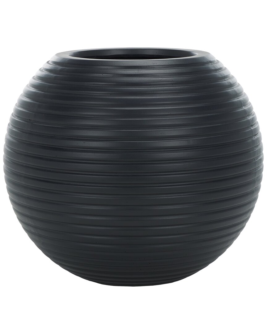 Safavieh Mora Planter Pot In Black