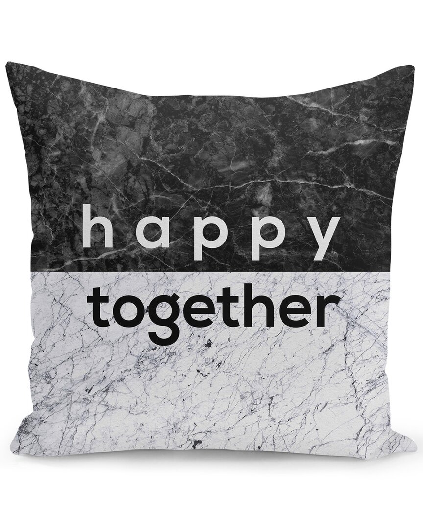 Curioos Happy Together Pillow In White