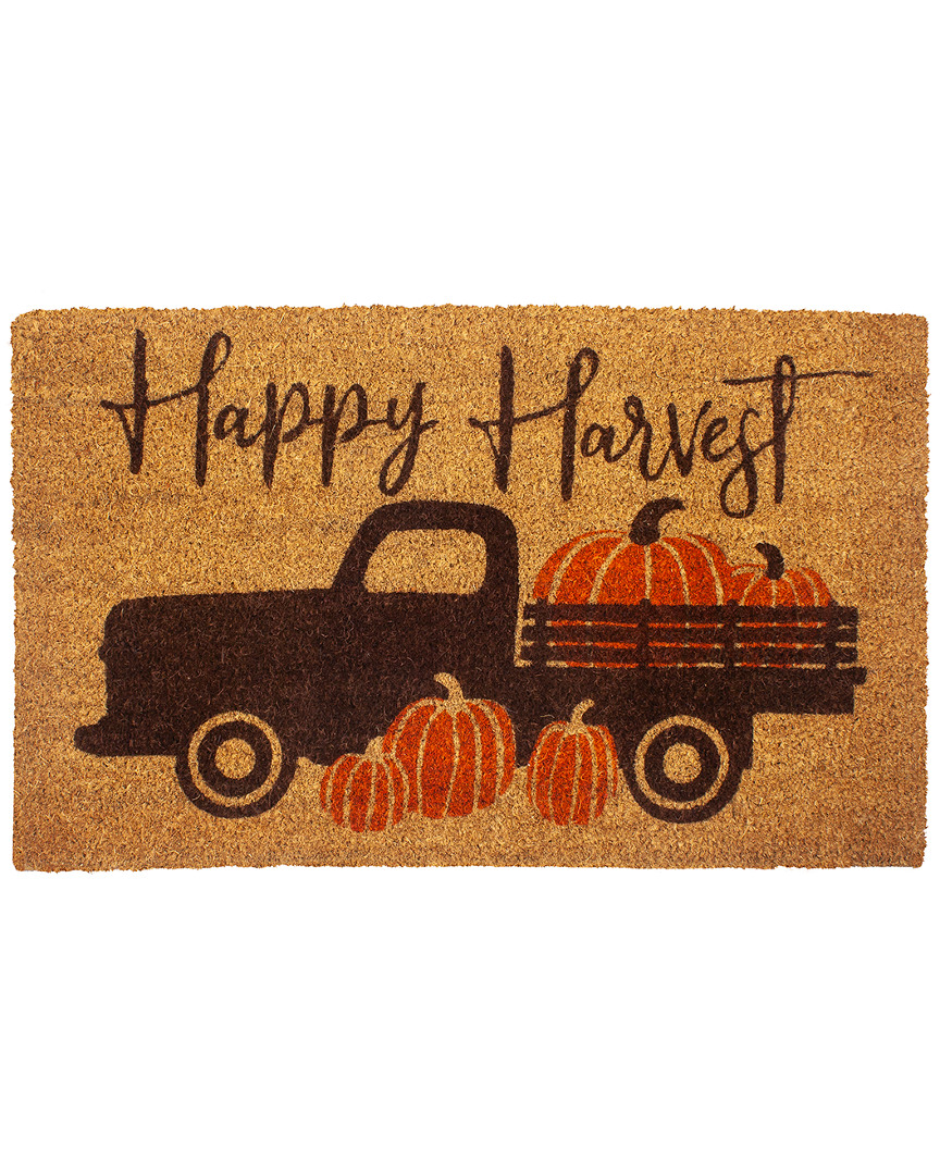 Entryways Happy Harvest Coir Doormat