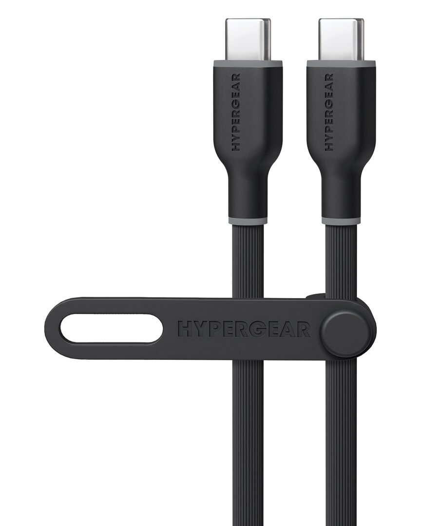 Hypergear Flexi Pro Usb-c To Usb-c Cable 6ft In Black