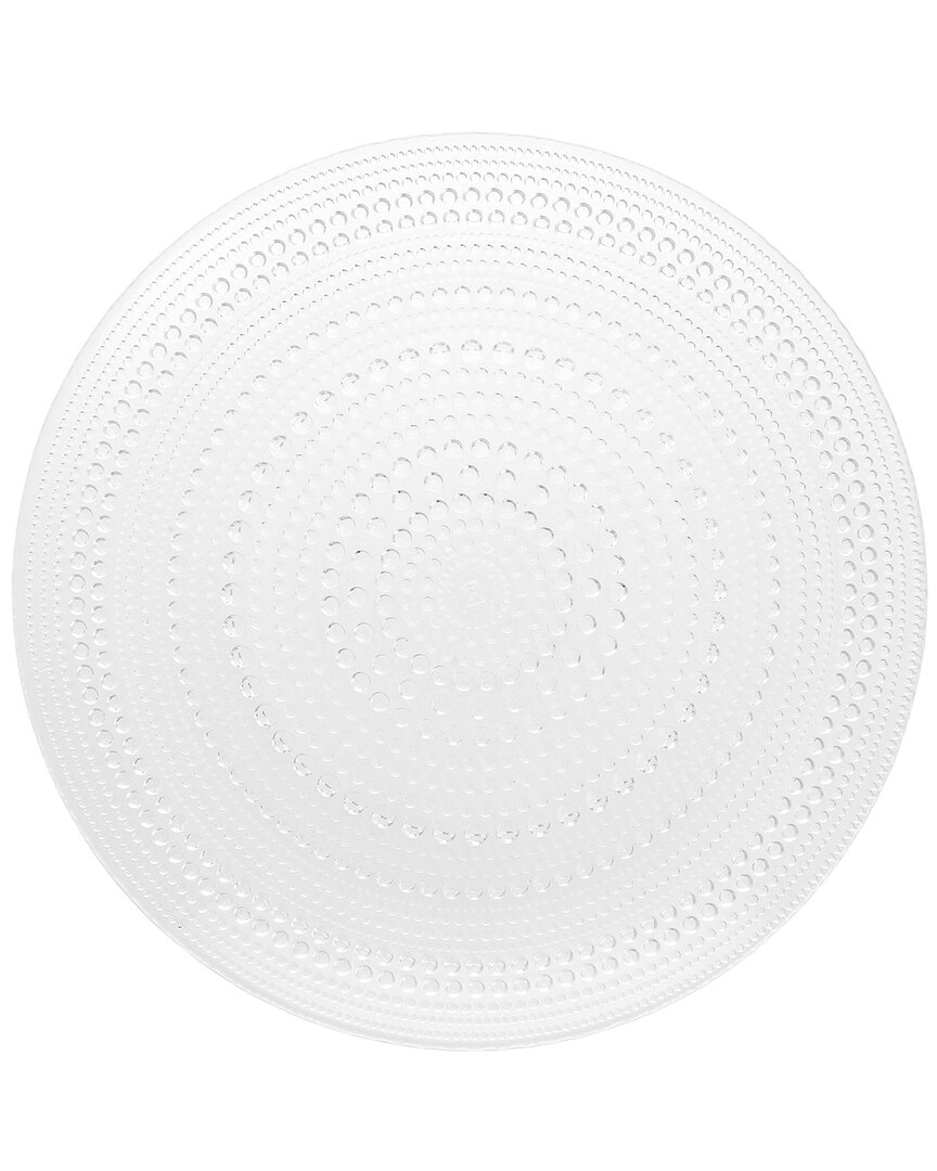 Fortessa Jupiter Set Of 4 Dinner Plates In Transparent