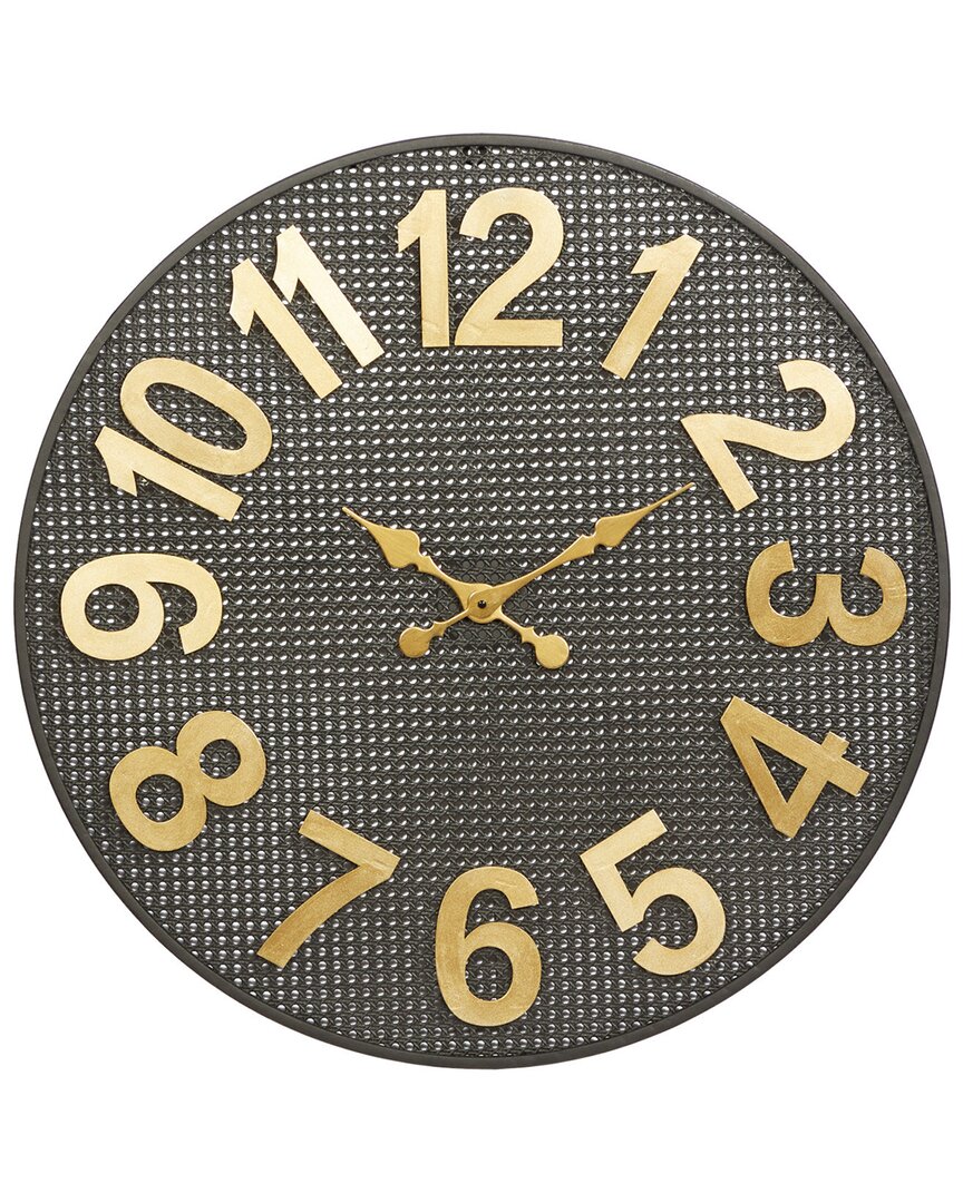 Cosmoliving By Cosmopolitan Industrial Wall Clock