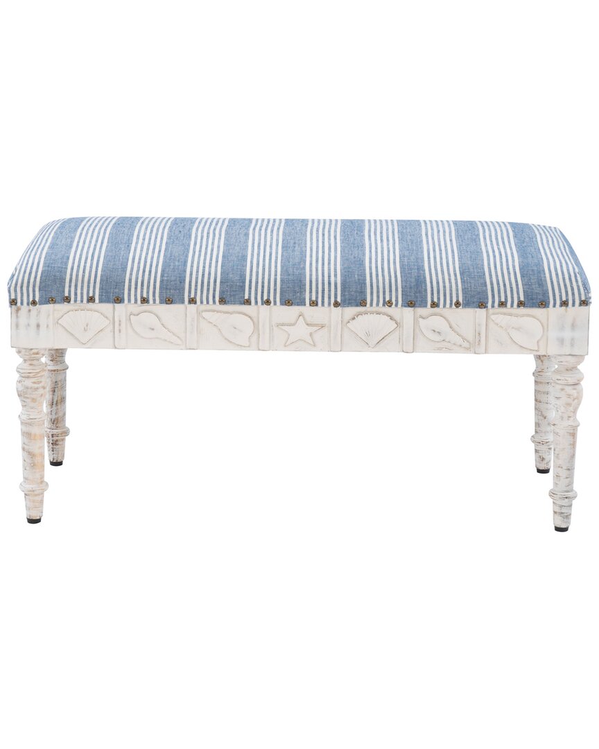 Linon Sally Small Seashell Bench