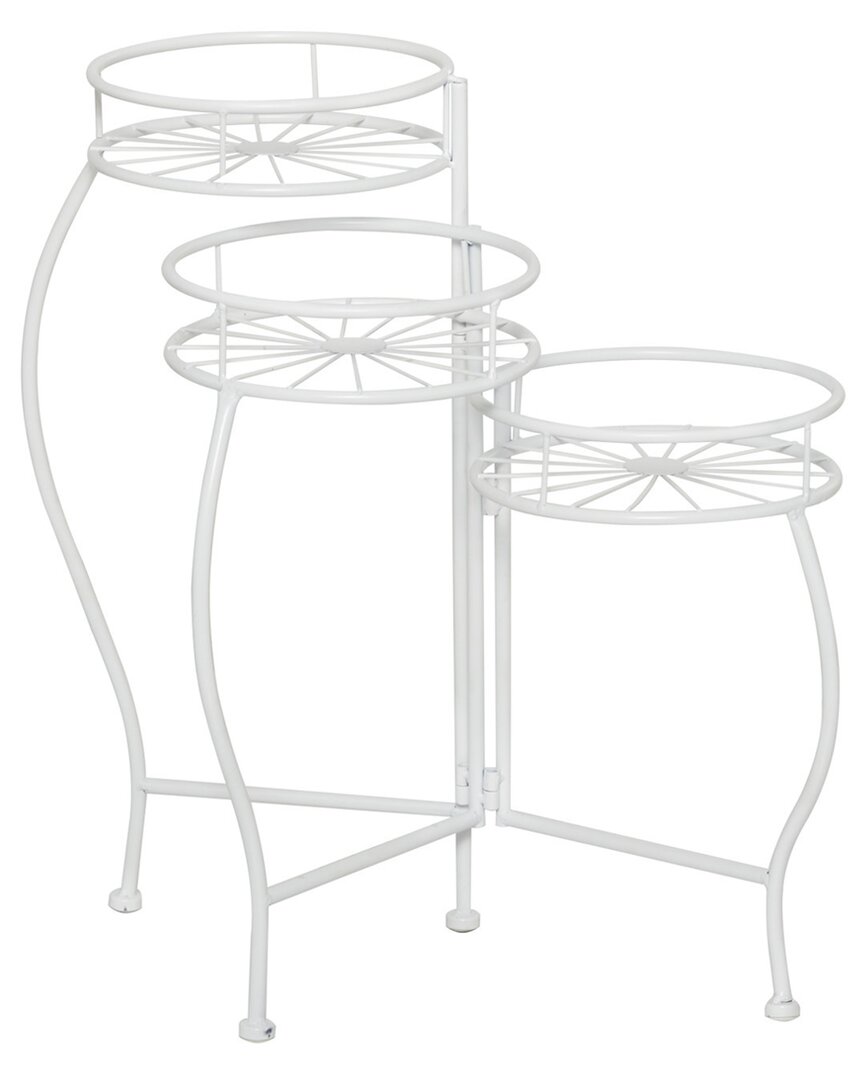Peyton Lane Transitional Plantstand In White